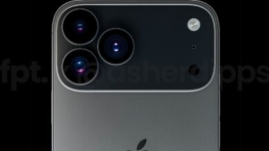 iPhone 17 प्रो, iPhone 17 डिजाइन रेंडर लीक ऑनलाइन रियर कैमरा बार दिखा रहा है