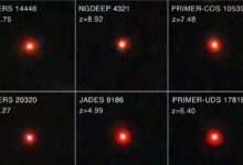 JWST प्रारंभिक ब्रह्मांड में अप्रत्याशित रूप से बड़े पैमाने पर काले छेद का पता लगाता है