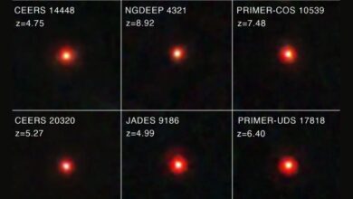 JWST प्रारंभिक ब्रह्मांड में अप्रत्याशित रूप से बड़े पैमाने पर काले छेद का पता लगाता है