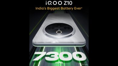 IQOO Z10 ने 11 अप्रैल को भारत में लॉन्च करने की पुष्टि की; बैटरी क्षमता का पता चला